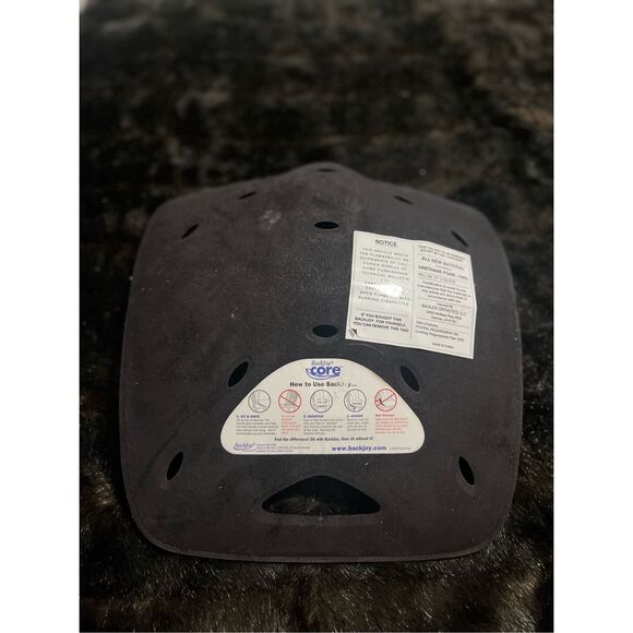 BackJoy Posture Seat Black Cushion  back joy - Picture 3 of 4